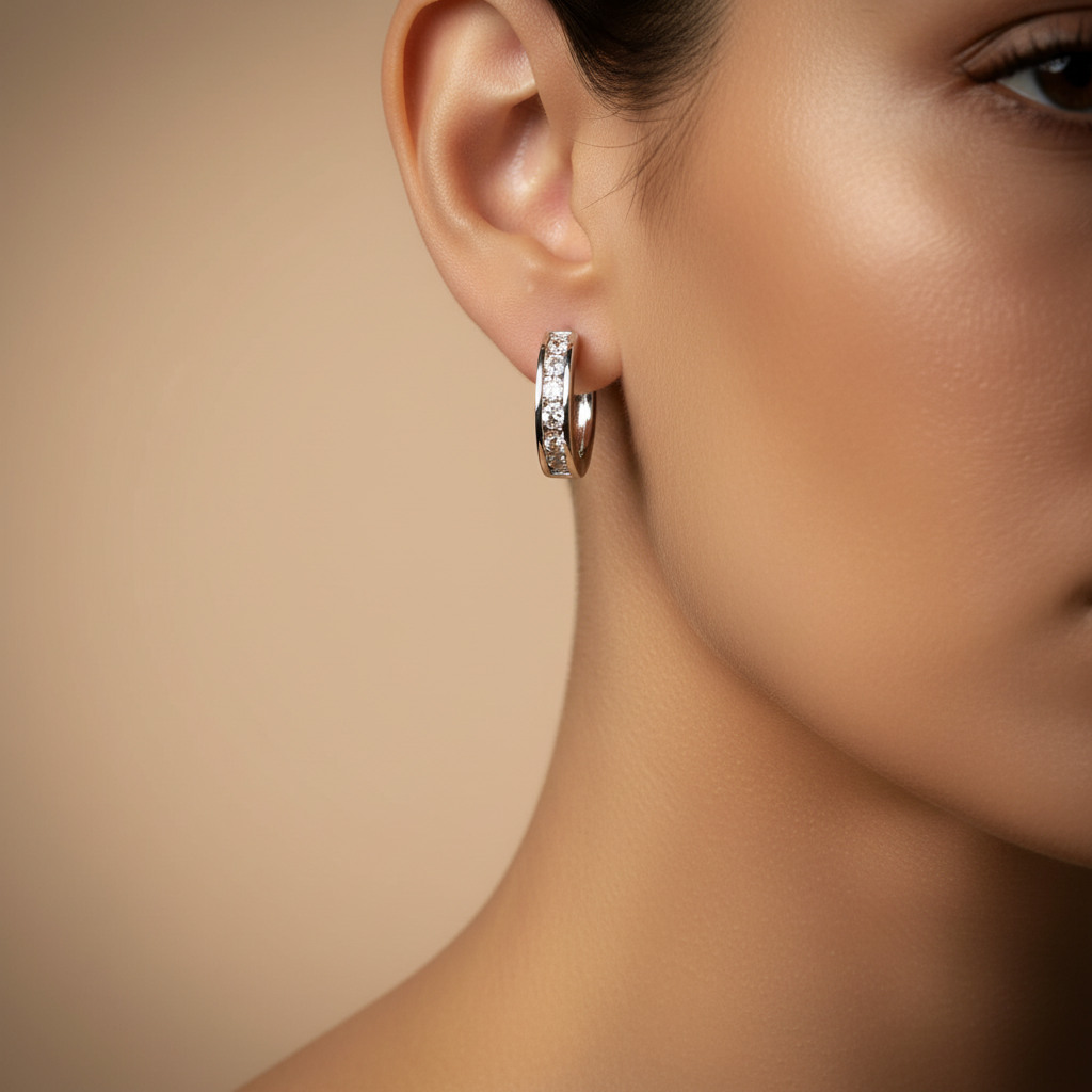 The Selene Hoop Earrings