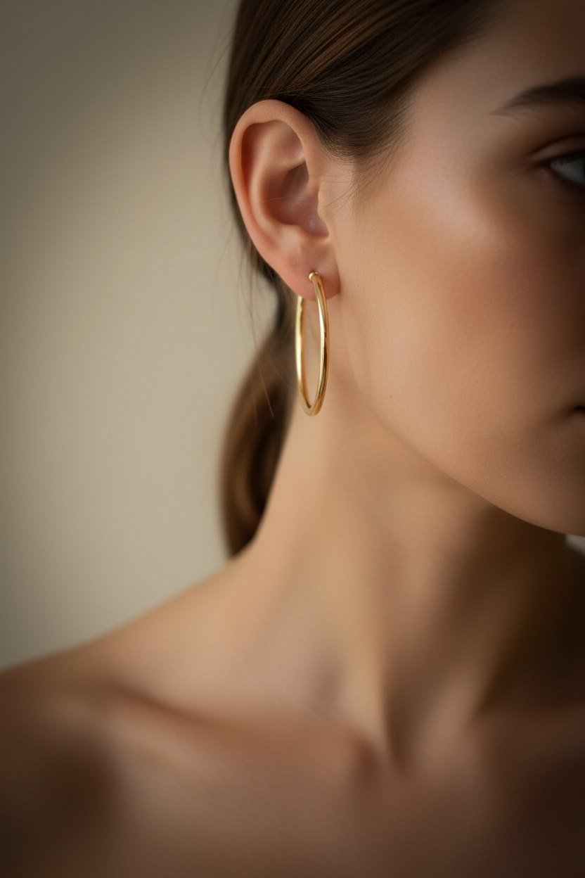 The Signature Gold Hoops
