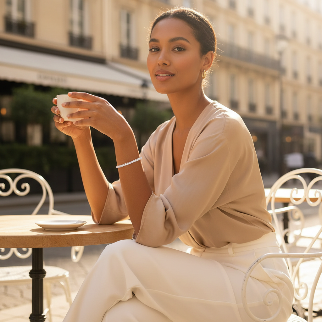 The Lumière Moissanite Tennis Bracelet