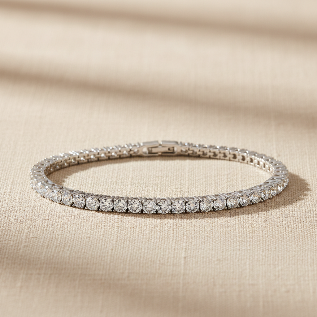 The Lumière Moissanite Tennis Bracelet
