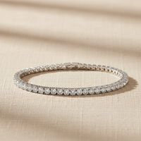 The Lumière Moissanite Tennis Bracelet