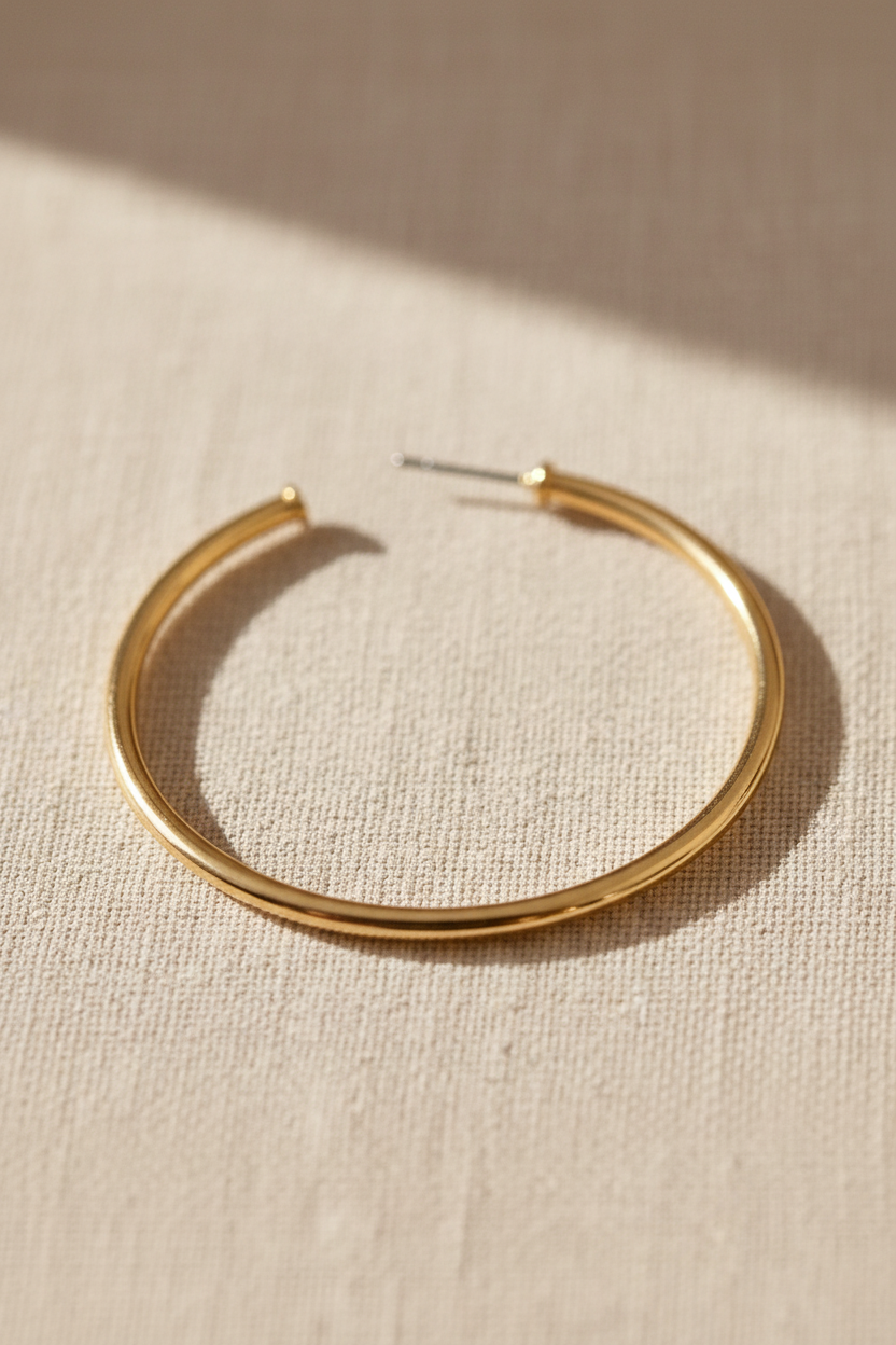 The Signature Gold Hoops