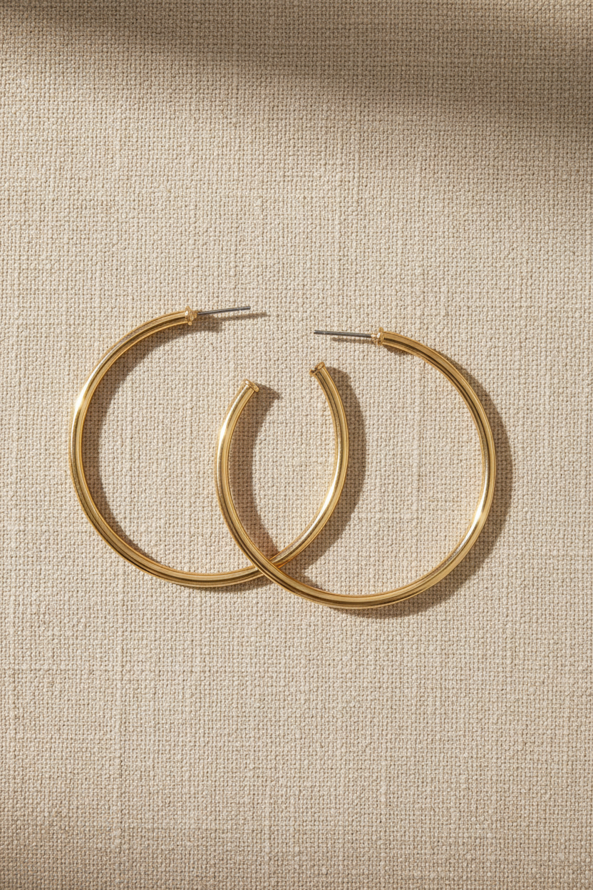 The Signature Gold Hoops