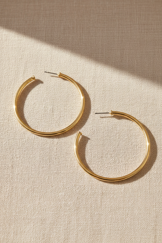 The Signature Gold Hoops